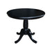 John Thomas Dining Essentials 36'' Pedestal Table in Black image