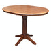 John Thomas Dining Essentials Round Extension Table in Cinnamon/Espresso image
