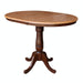 John Thomas Dining Essentials Round Extension Table in Cinnamon/Espresso image