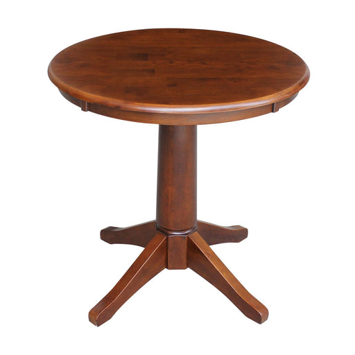 John Thomas Dining Essentials 30'' Pedestal Table in Espresso image