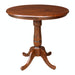 John Thomas Dining Essentials 36'' Pedestal Table in Espresso image
