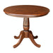 John Thomas Dining Essentials 36'' Pedestal Table in Espresso image