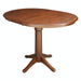 John Thomas Dining Essentials Round Extension Table in Espresso image