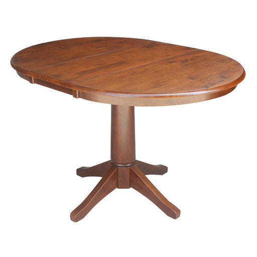 John Thomas Dining Essentials Round Extension Table in Espresso image