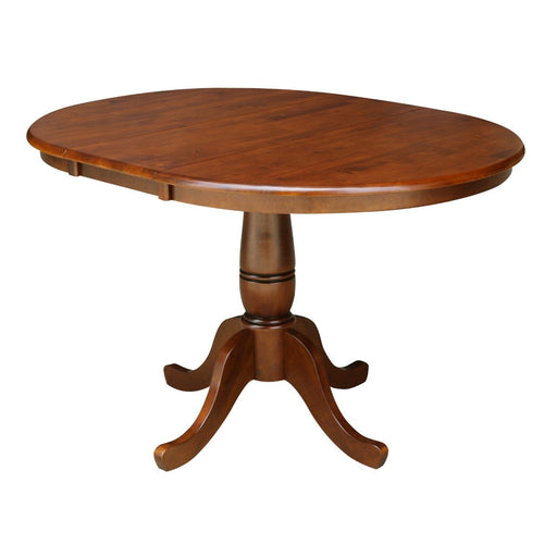 John Thomas Dining Essentials Round Extension Table in Espresso image