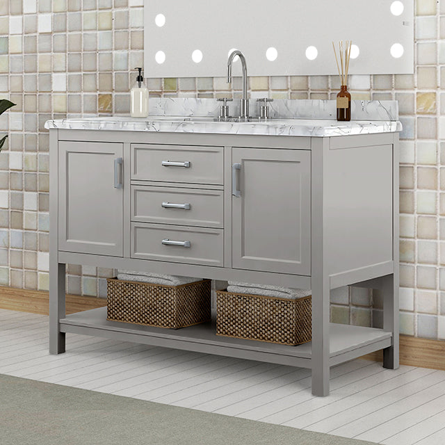 Reston Vanity with Top/ Sink - Dinettes Plus Furniture
