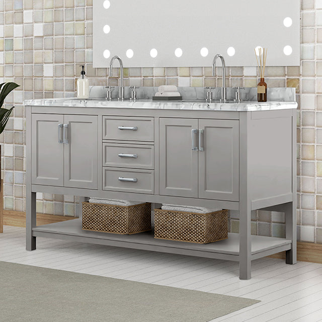 Reston Vanity with Top/ Sink - Dinettes Plus Furniture