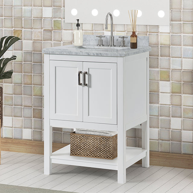 Reston Vanity with Top/ Sink - Dinettes Plus Furniture