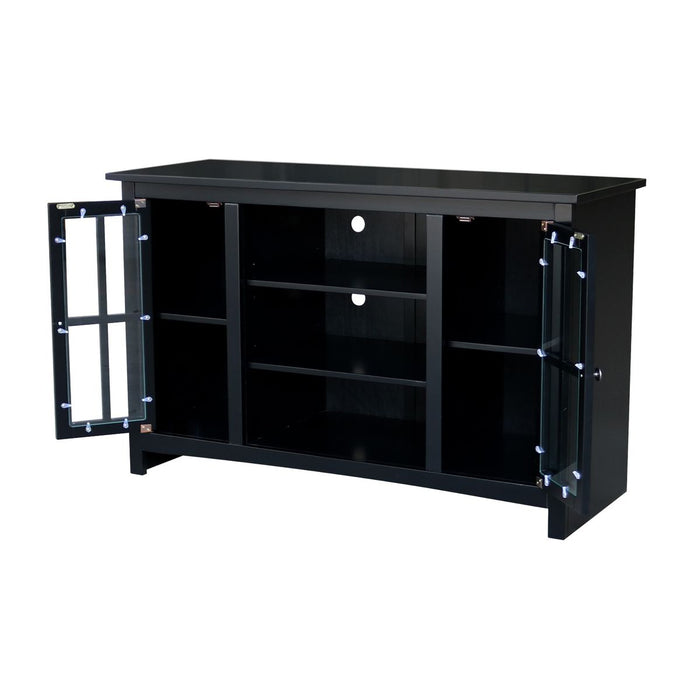 John Thomas Destinations 48'' TV Stand Solid Black